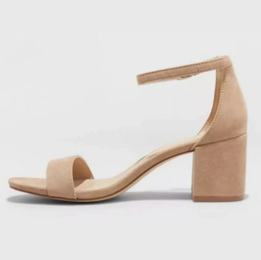 NWT A New Day Taupe Block Heels 12 New In Box - Picture 2 of 5